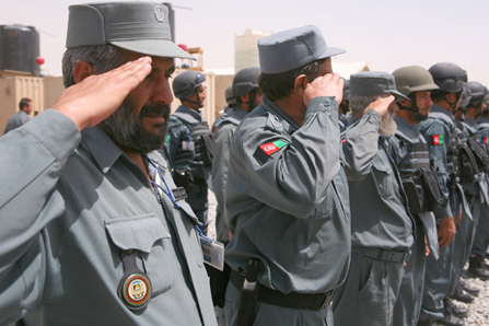Afghan policeman