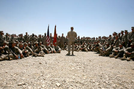 ‘America’s battalion’ readies for movement